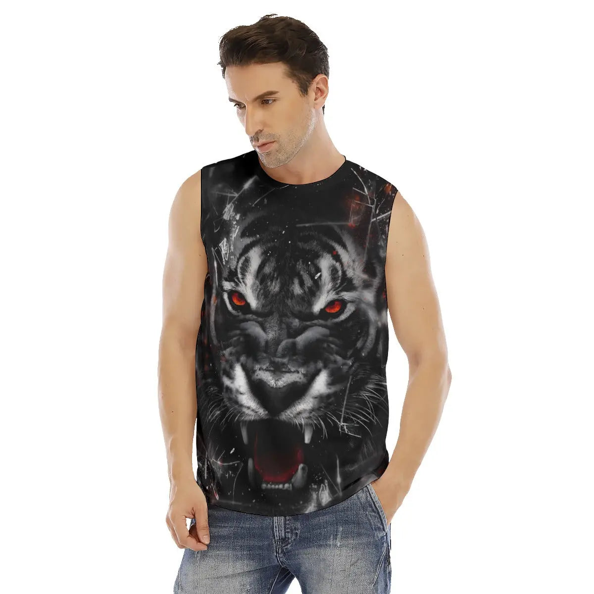 Black Tiger Tank Top Tiger-Universe
