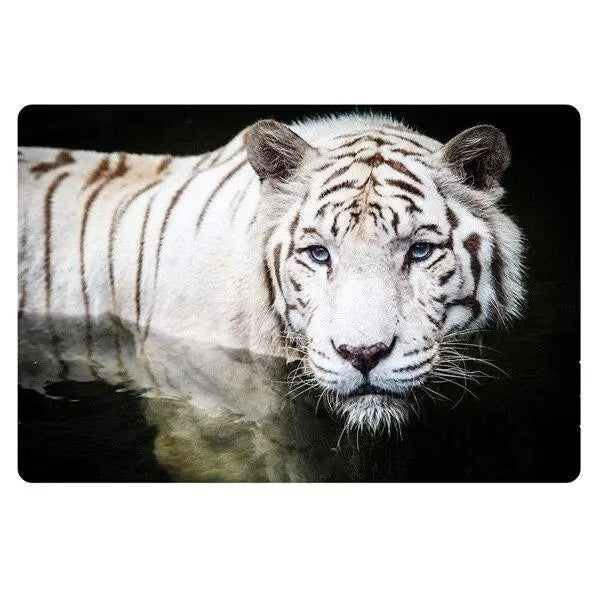 CARPET WITH A WHITE TIGER Tiger-Universe