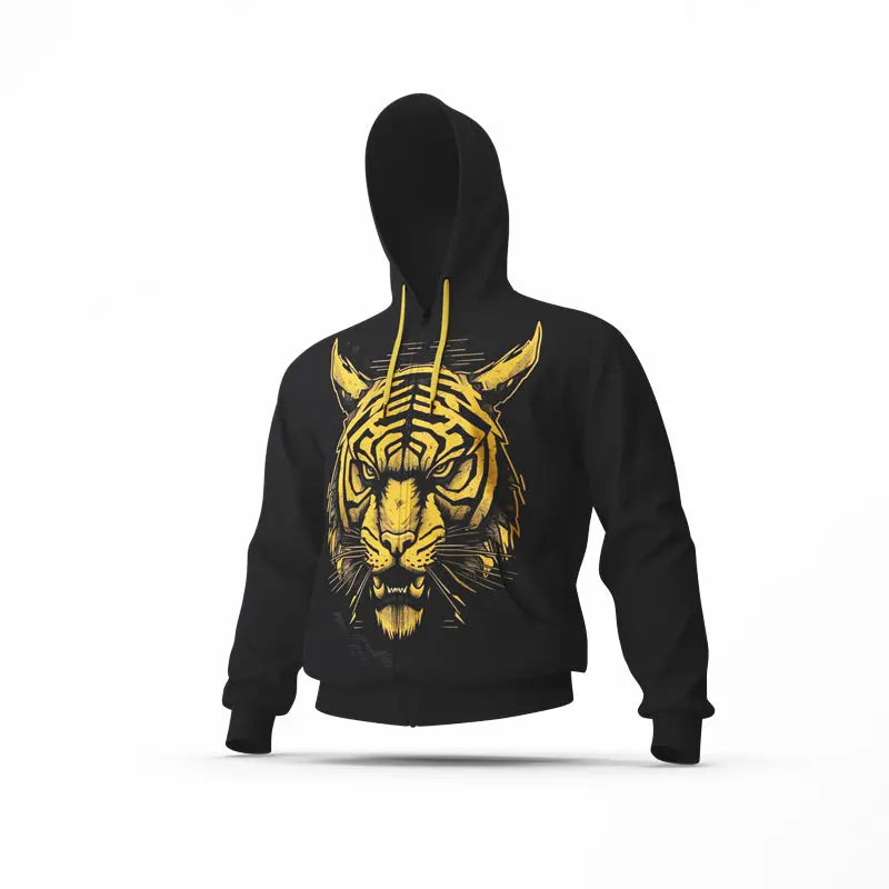 COLORED TIGER FACE HOODIE Tiger-Universe