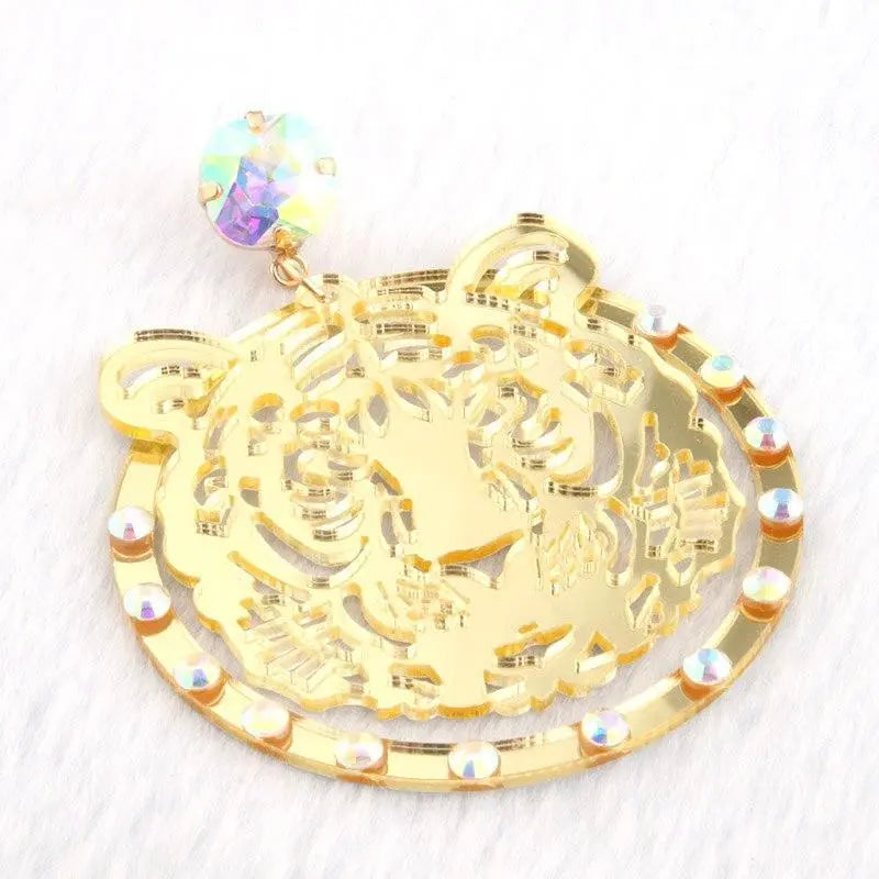 COLORFUL TIGER EARRINGS