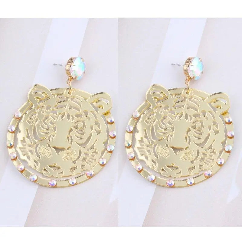 COLORFUL TIGER EARRINGS