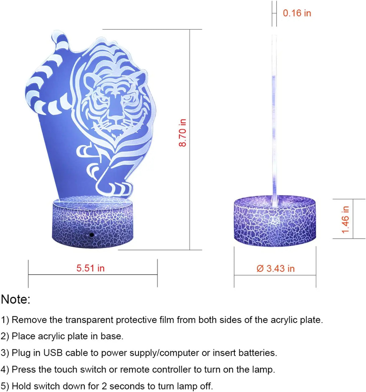 COSY LAMP TIGER Tiger-Universe