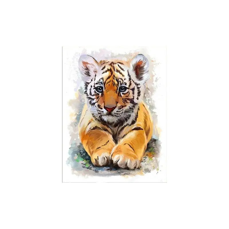 CUTE TIGER CANVAS PAINTING Tiger-Universe