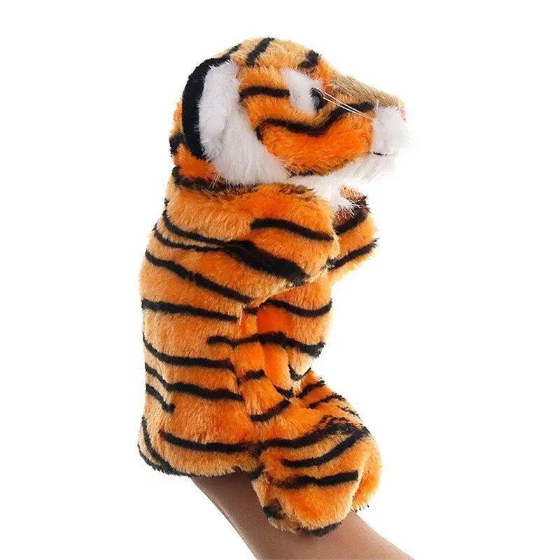 Vintage JCPENNEY Tiger Plush Hand Puppet Stuffed Animal Toy
