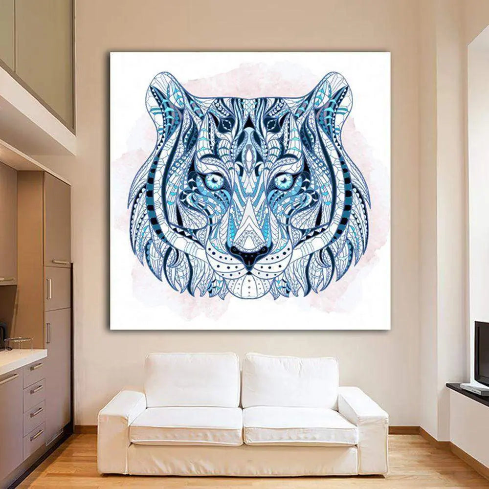 DELICATE TIGER PAINTING Tiger-Universe