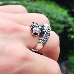 DOUBLE HEADED TIGER RING Tiger-Universe