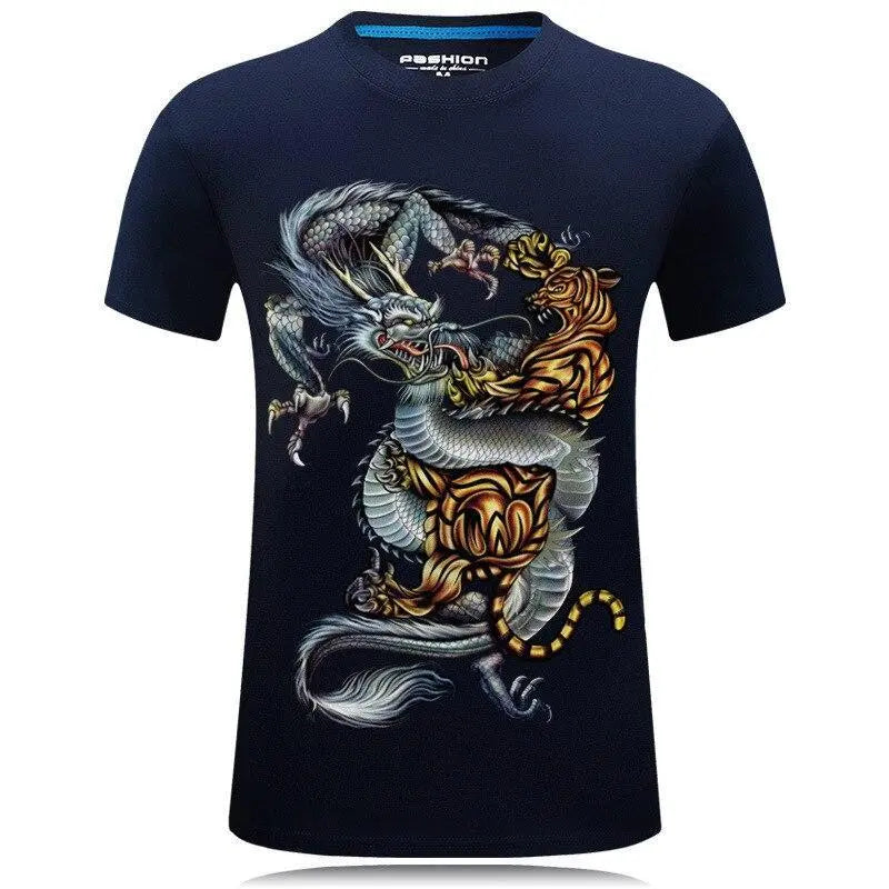 DRAGON AND TIGER T-SHIRT Tiger-Universe