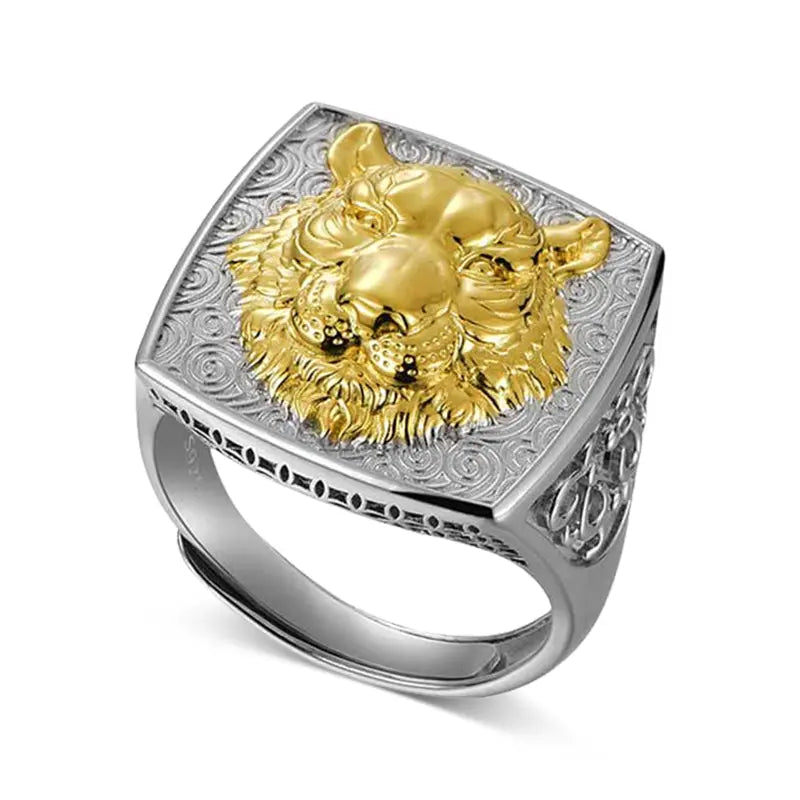 EMPEROR TIGER SILVER RING Tiger-Universe