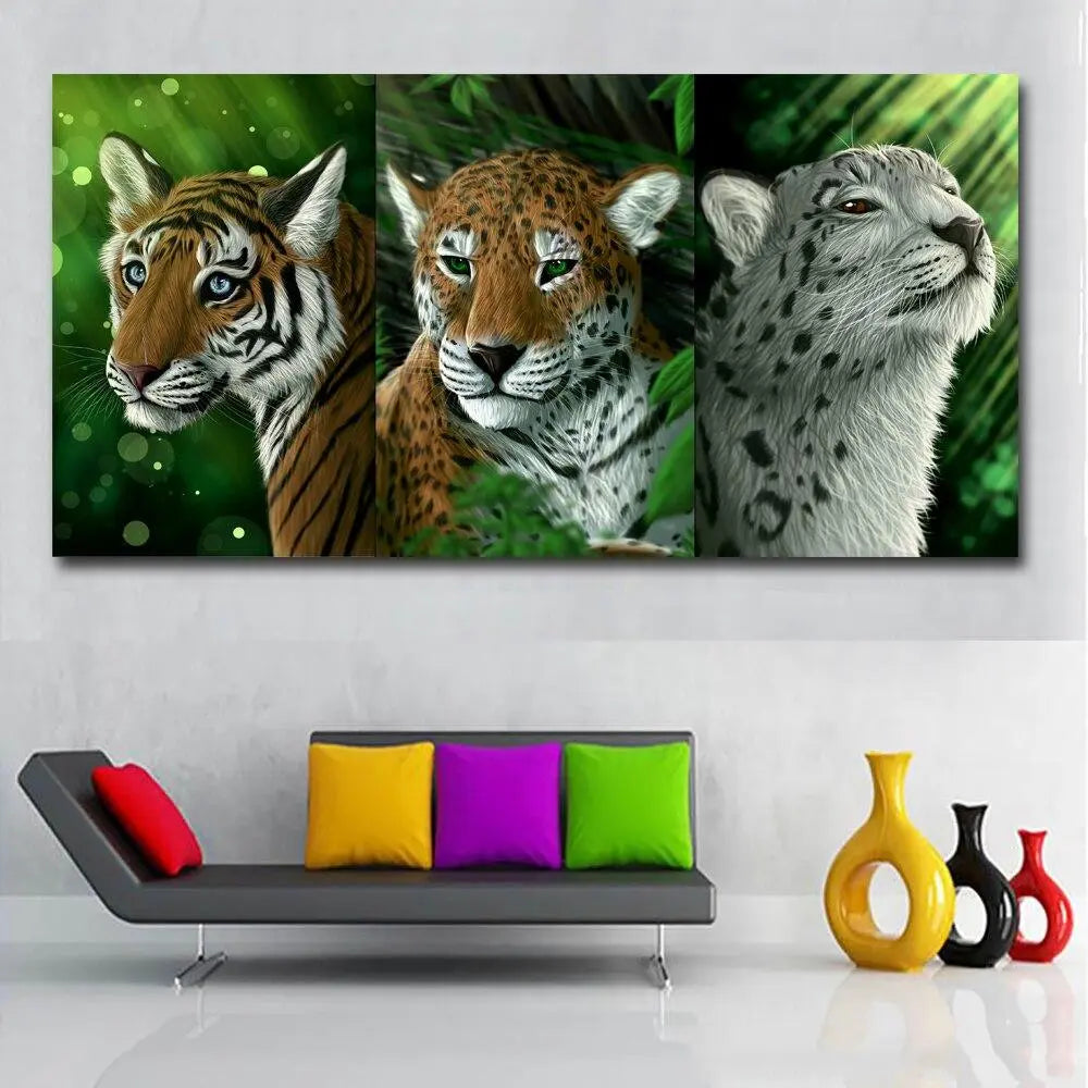 FAWNS & FELINE PAINTING Tiger-Universe