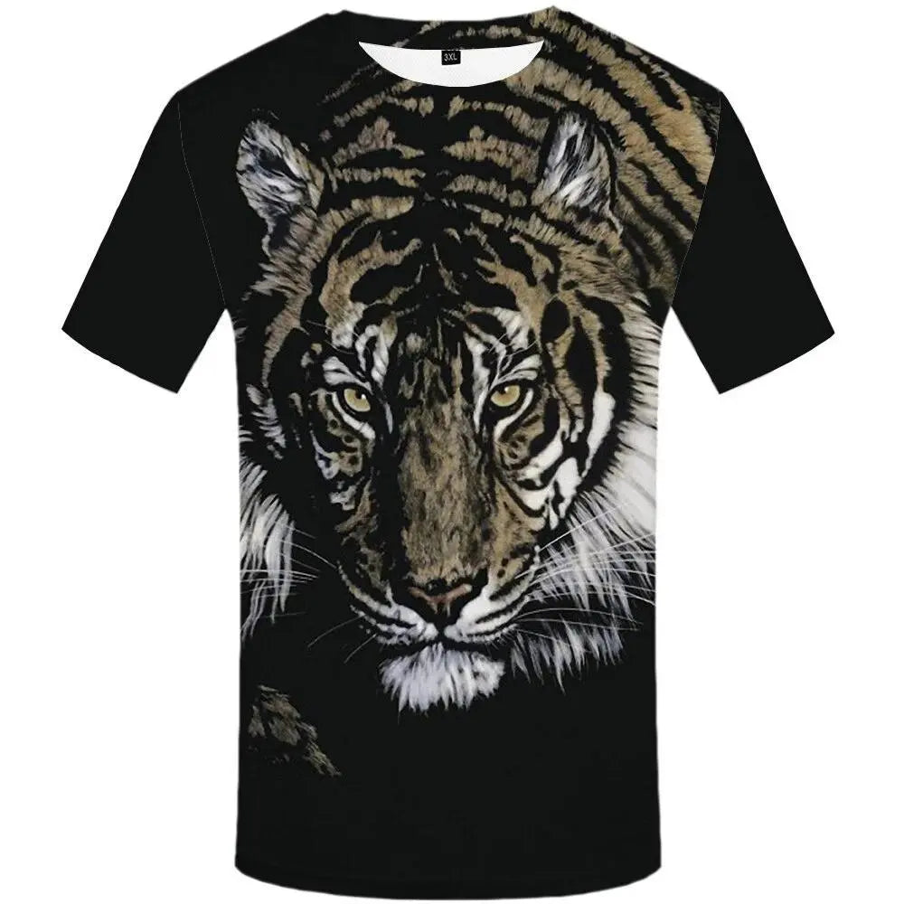 Gold and Black Tiger - Year Of The Tiger - T-Shirt