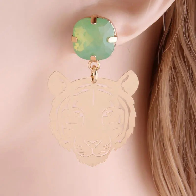 GIRL TIGER EARRINGS