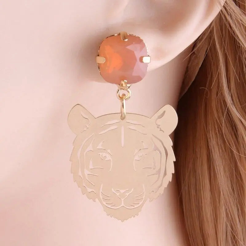 GIRL TIGER EARRINGS