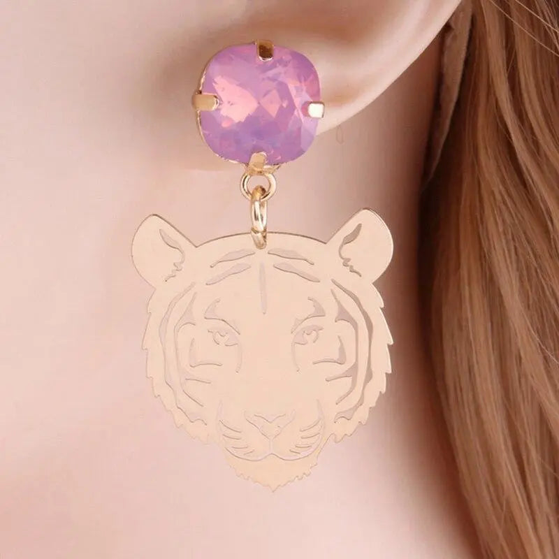 GIRL TIGER EARRINGS