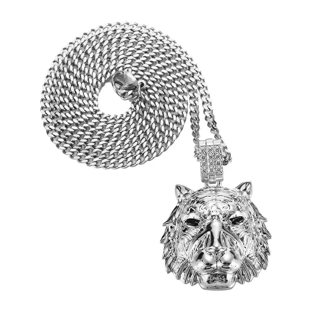 GOLD &amp; DIAMOND TIGER NECKLACE Tiger-Universe