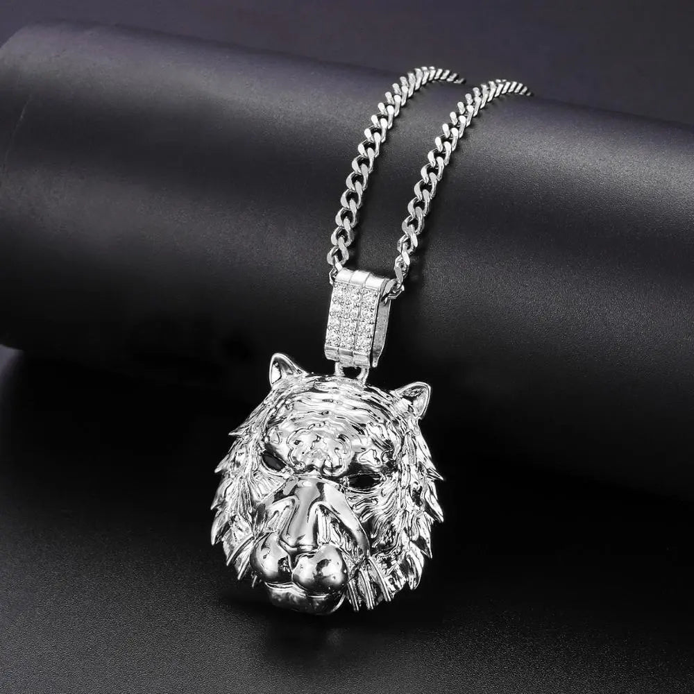 GOLD &amp; DIAMOND TIGER NECKLACE Tiger-Universe