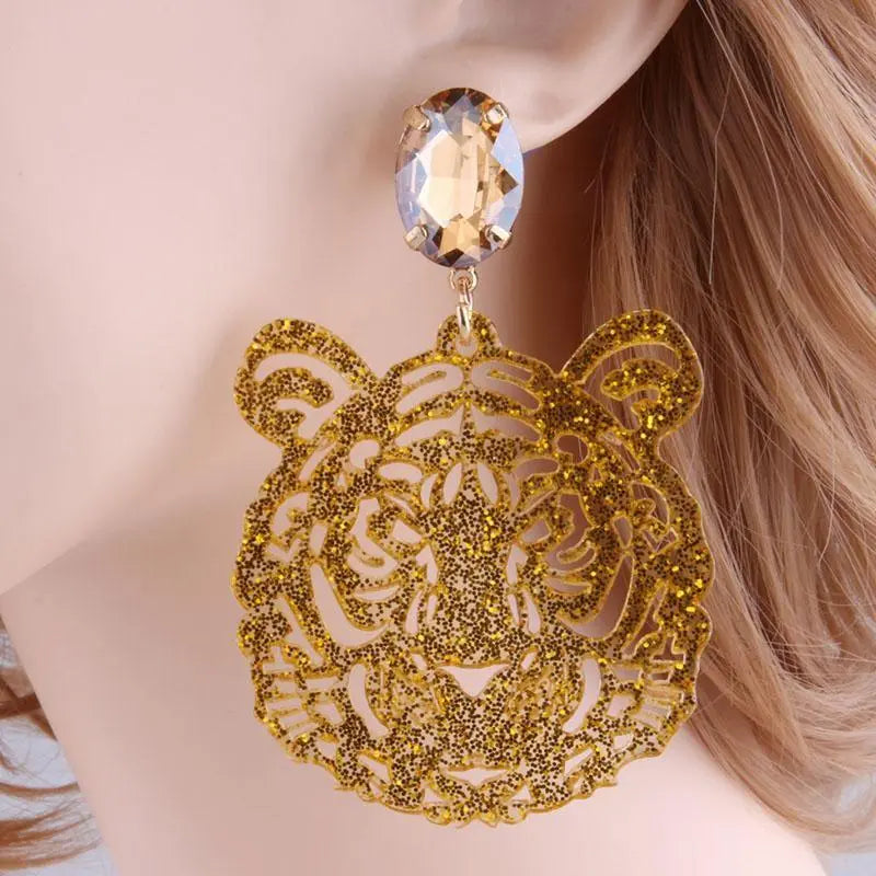 GOLDEN TIGER EARRINGS