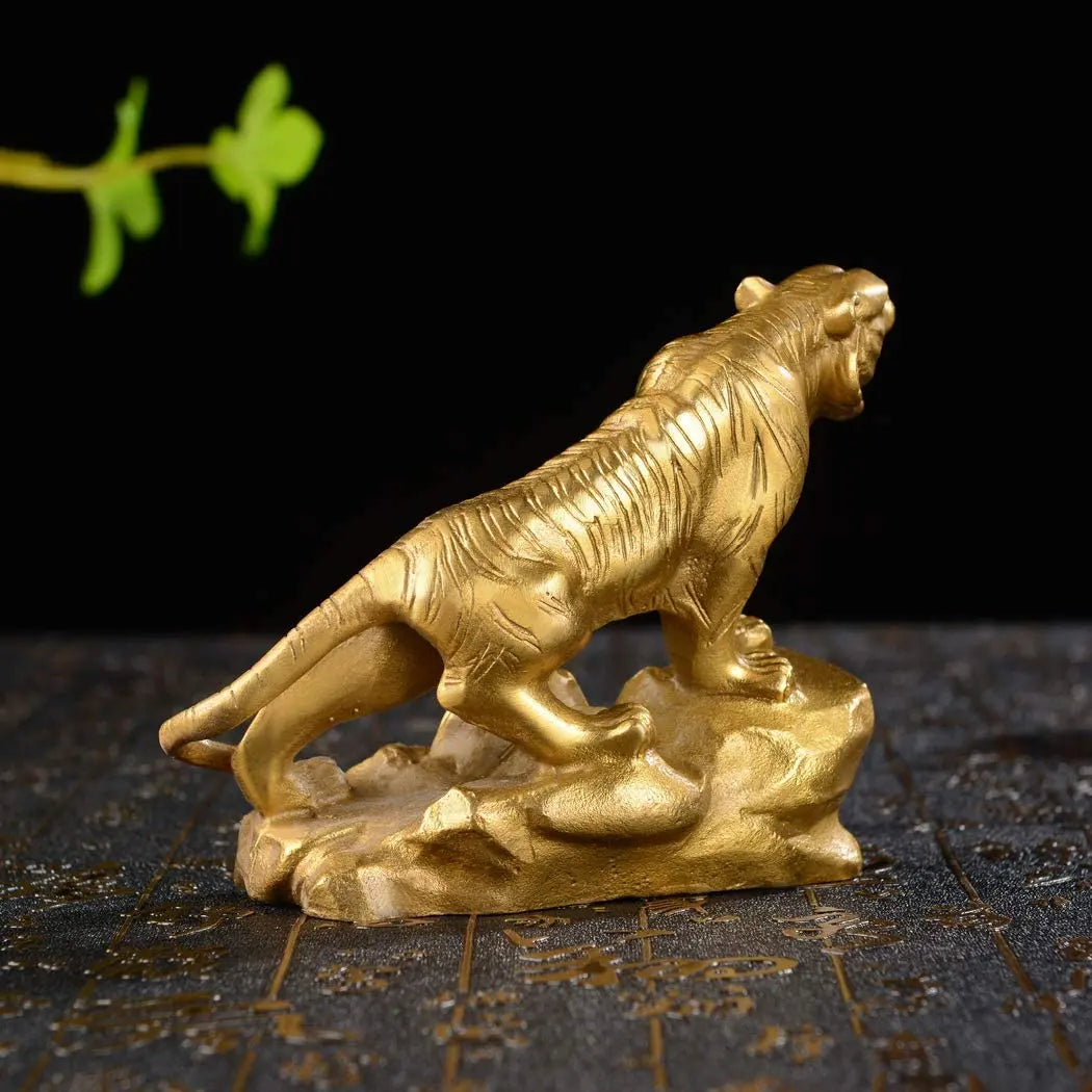 Brass Tiger Statue