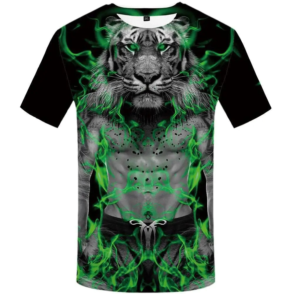 GREEN FIGHTER TIGER T-SHIRT Tiger-Universe