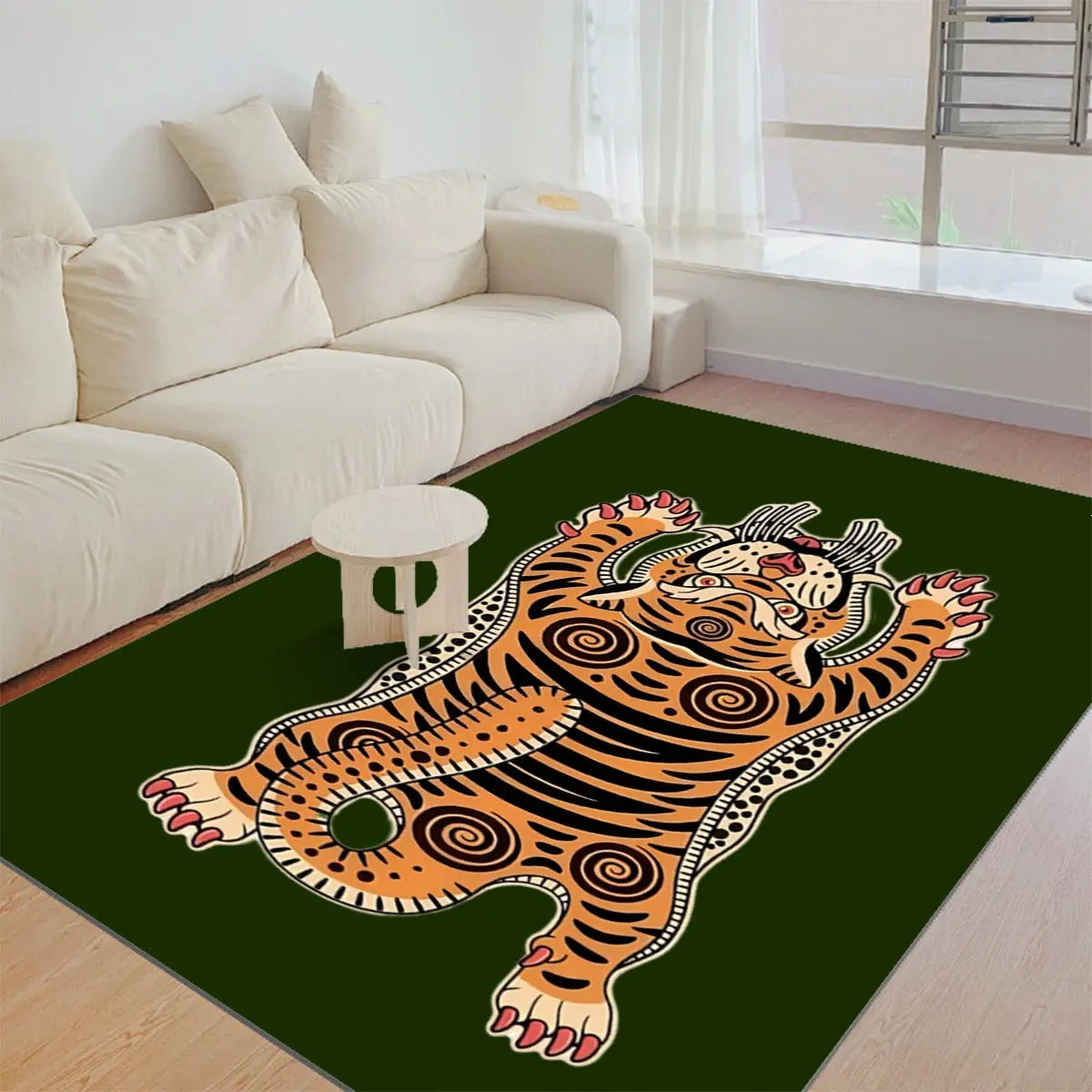 GREEN TIGER RUG Tiger-Universe
