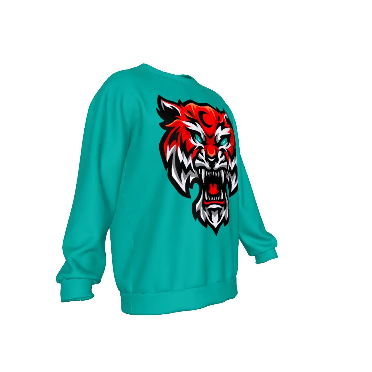Green Tiger Sweatshirt Tiger-Universe