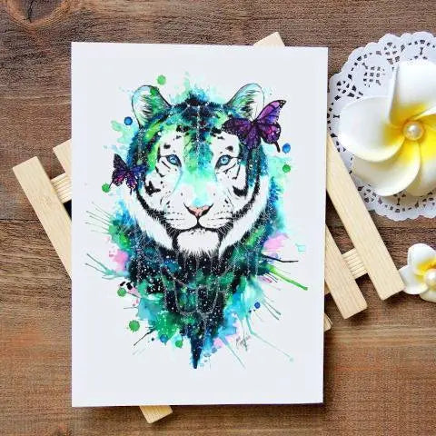 HEAD TIGER TEMPORARY TATTOO Tiger-Universe