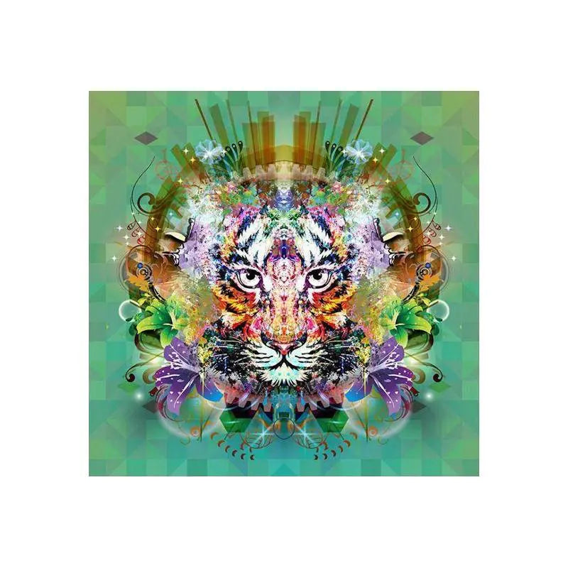 HINDU TIGER PAINTING Tiger-Universe