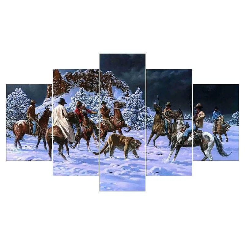 HUNTING TIGER PAINTING Tiger-Universe