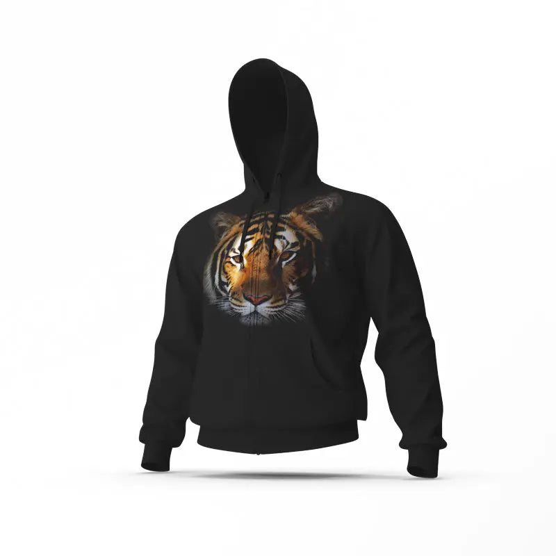ICE TIGER HEAD HODDIE Tiger-Universe