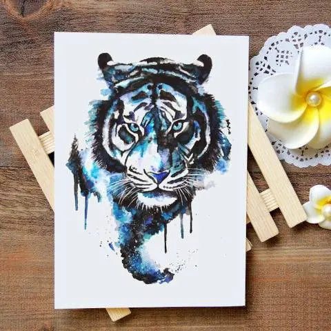 ICE TIGER TEMPORARY TATTOO Tiger-Universe