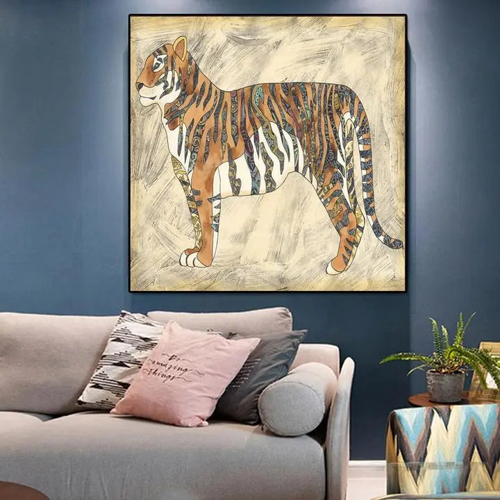 INDIAN TIGER PAINTING Tiger-Universe