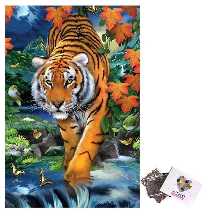 JAPANESE LAGOON TIGER PUZZLE Tiger-Universe