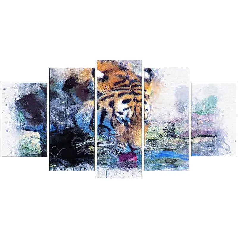 JAPANESE TIGER PAINTING Tiger-Universe