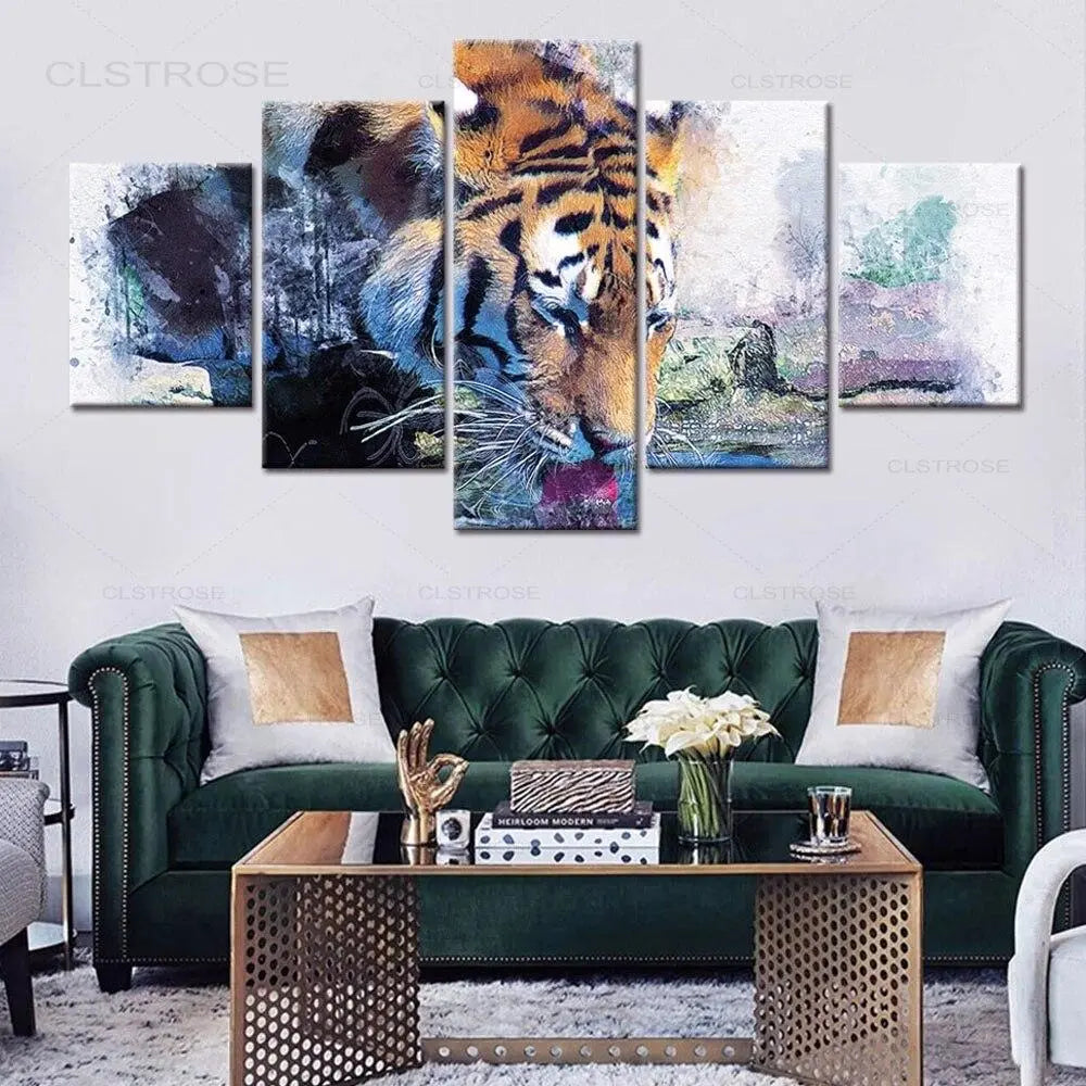 JAPANESE TIGER PAINTING Tiger-Universe