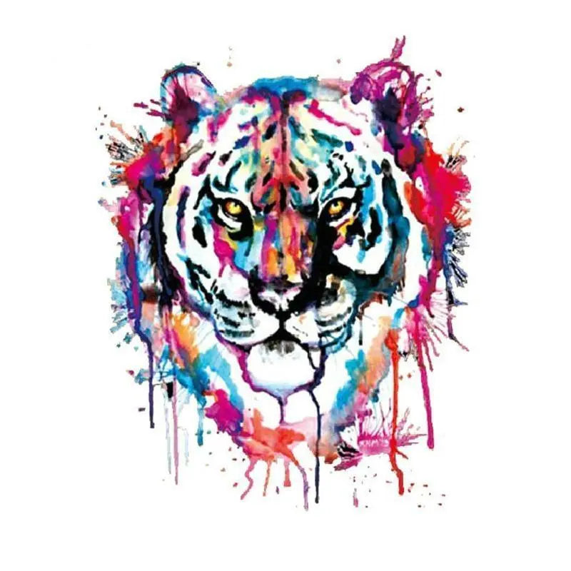 LARGE EMBROIDERED TIGER PATCH Tiger-Universe