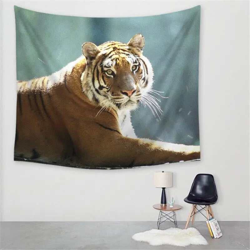 LARGE SUNNY TIGER TAPESTRY Tiger-Universe