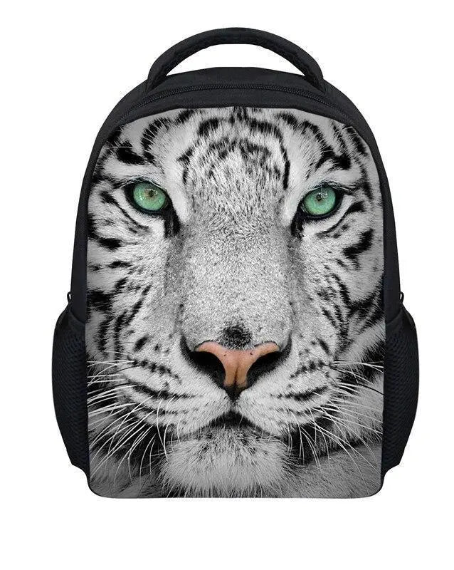 Lion and White Tiger Bookbag Amazon.com | SARA NELL Cool White Tiger School Backpack for  main image 3