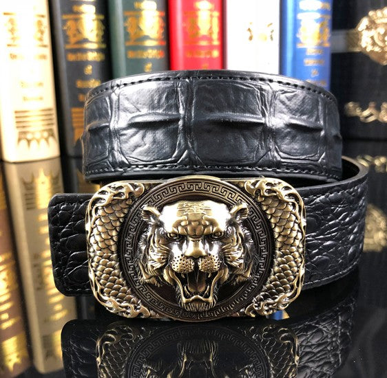 Tiger Golden Buckle Luxury Belt – FanFreakz