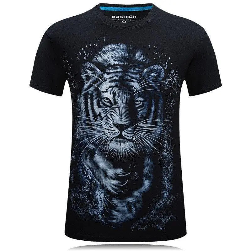 MENACING PRINT TIGER T-SHIRT Tiger-Universe