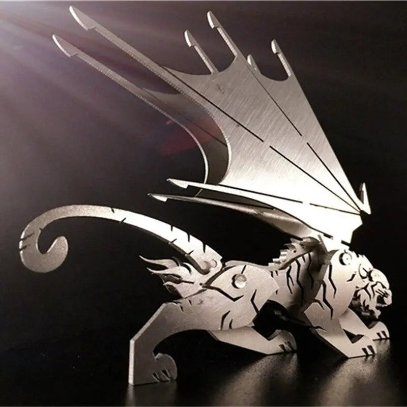 METAL BIONIC TIGER STATUE Tiger-Universe