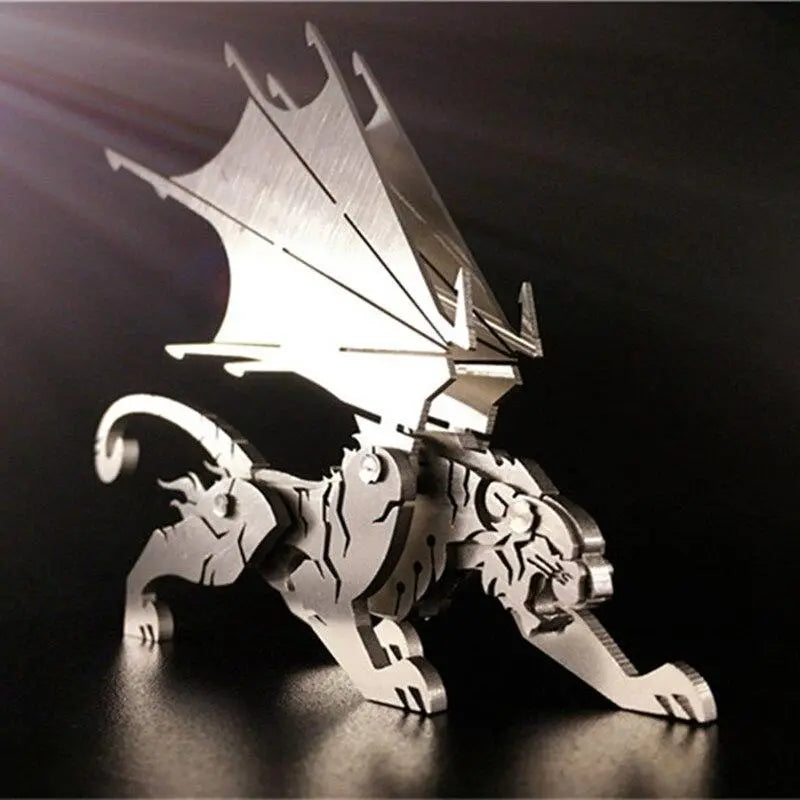 METAL BIONIC TIGER STATUE Tiger-Universe