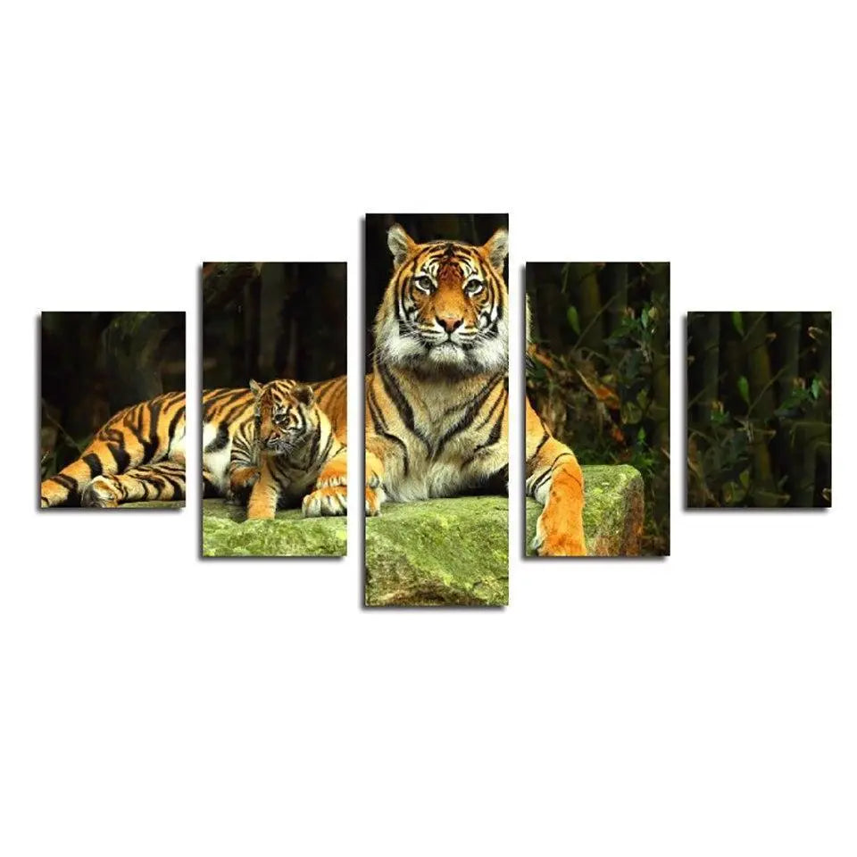 MUMMY &amp; CUB TIGER PAINTING Tiger-Universe