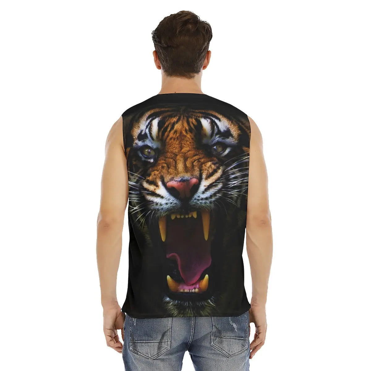 Mens Tiger Tank Top Tiger-Universe