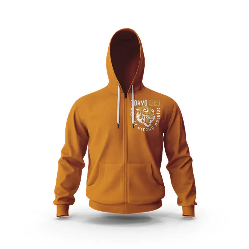 Orange 2024 tiger hoodie