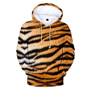 ORANGE TIGER STRIPE HOODIE Tiger-Universe