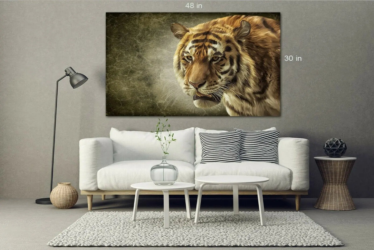ORIGINAL TIGER CANVA PAINTING Tiger-Universe