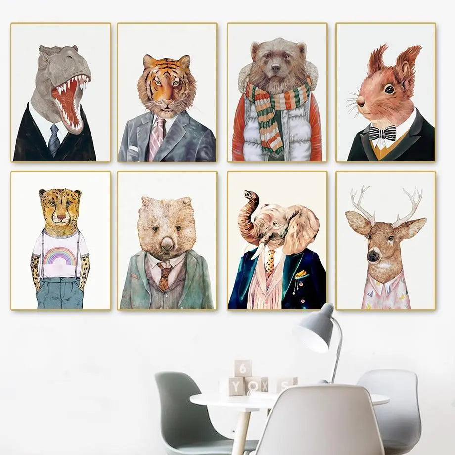 PAINTING TIGER GENTLEMAN Tiger-Universe