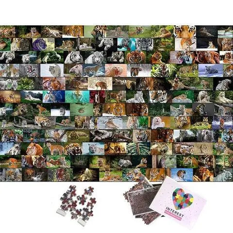 PHOTOMOSAIC PUZZLE TIGER Tiger-Universe