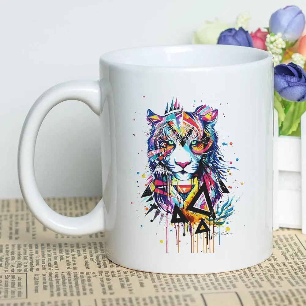 POP-ART FACE TIGER MUG Tiger-Universe
