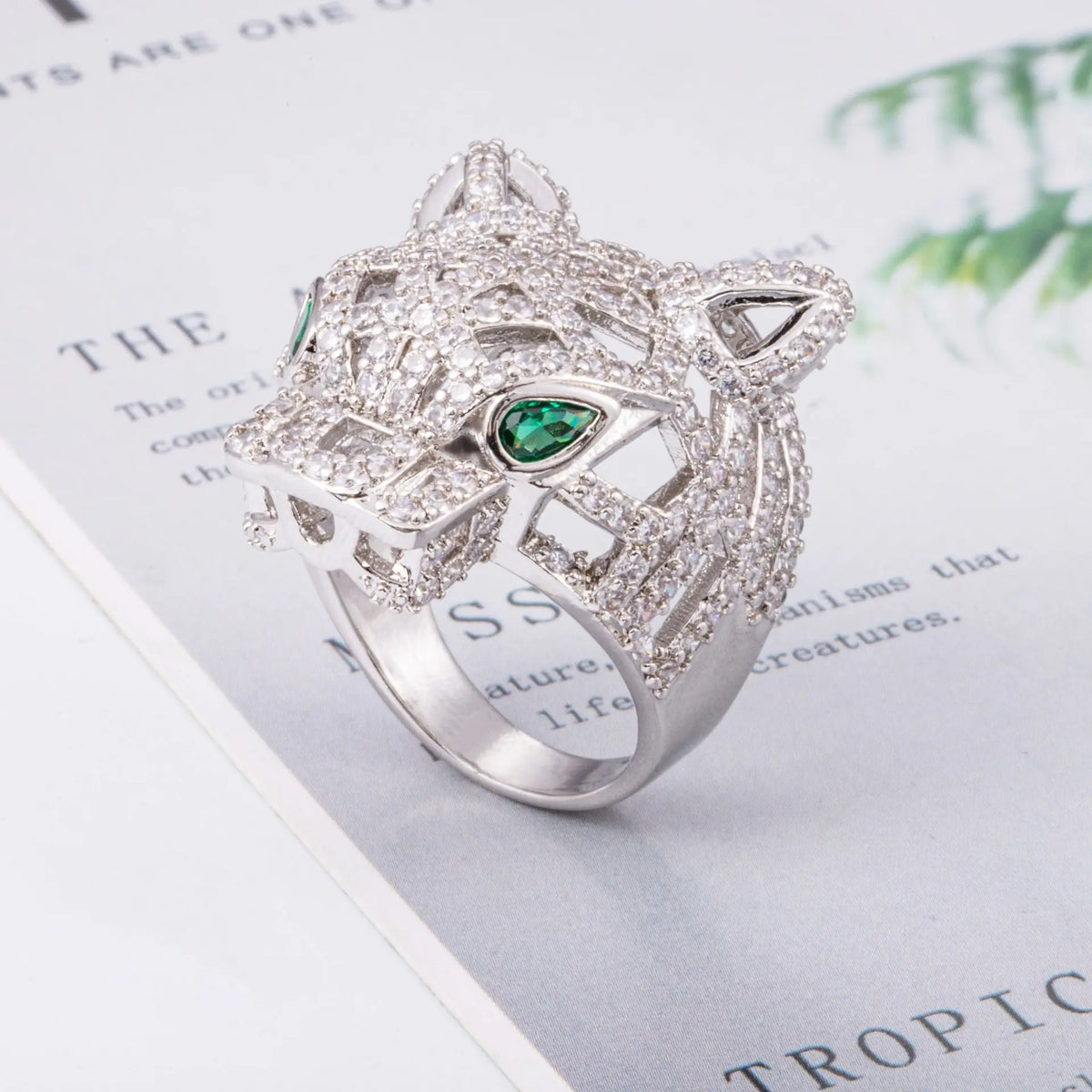 PRECIOUS TIGER&#39;S EYE GEM RING Tiger-Universe