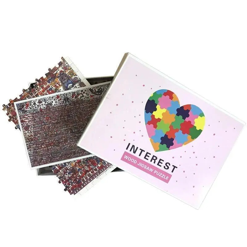 PUZZLE TIGER PARCHMENT OF ROSES Tiger-Universe